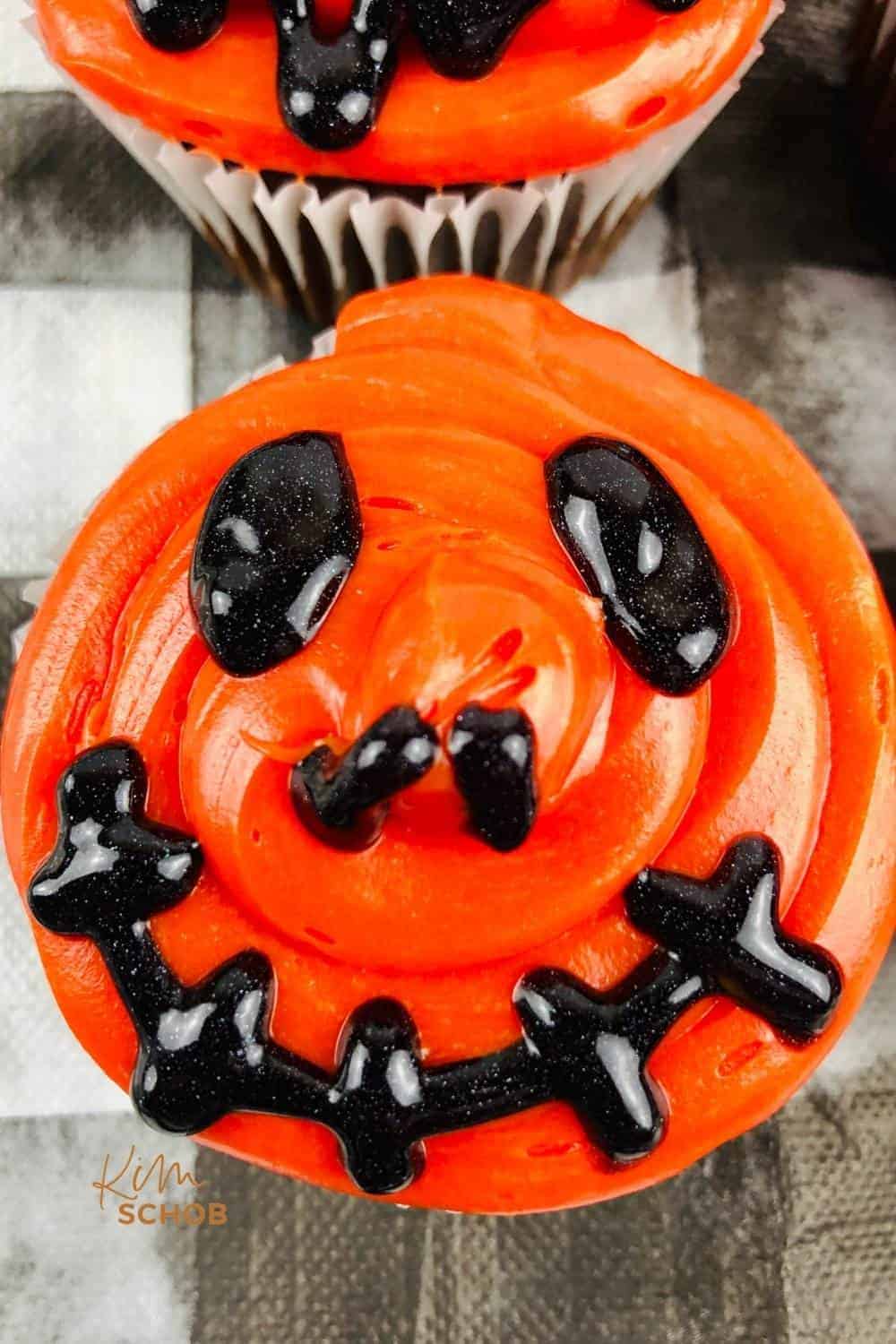 3 Ingredient Jack-O-Lantern Cupcakes: Easy Recipe for Halloween - Kim Schob
