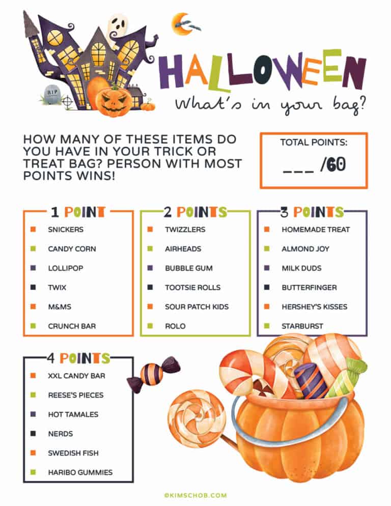 Printable Halloween Games (Fun Kids Activities) - Kim Schob