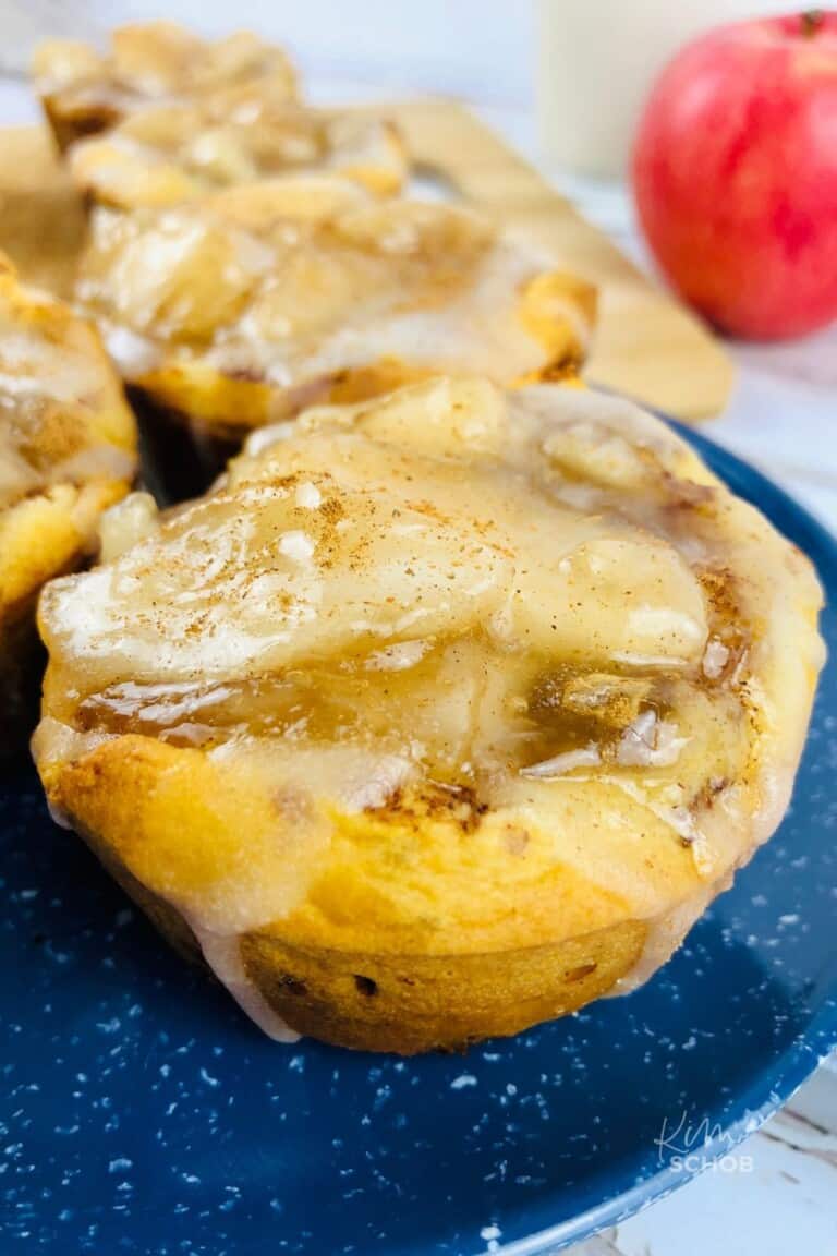 2 Ingredient Cinnamon Roll Apple Pie Cups Kim Schob