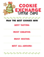 Christmas Cookie Exchange Printable Party Pack - Kim Schob