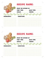 Christmas Cookie Exchange Printable Party Pack - Kim Schob