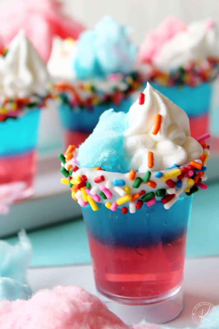 Party Favorite Cotton Candy Jello Shots Kim Schob