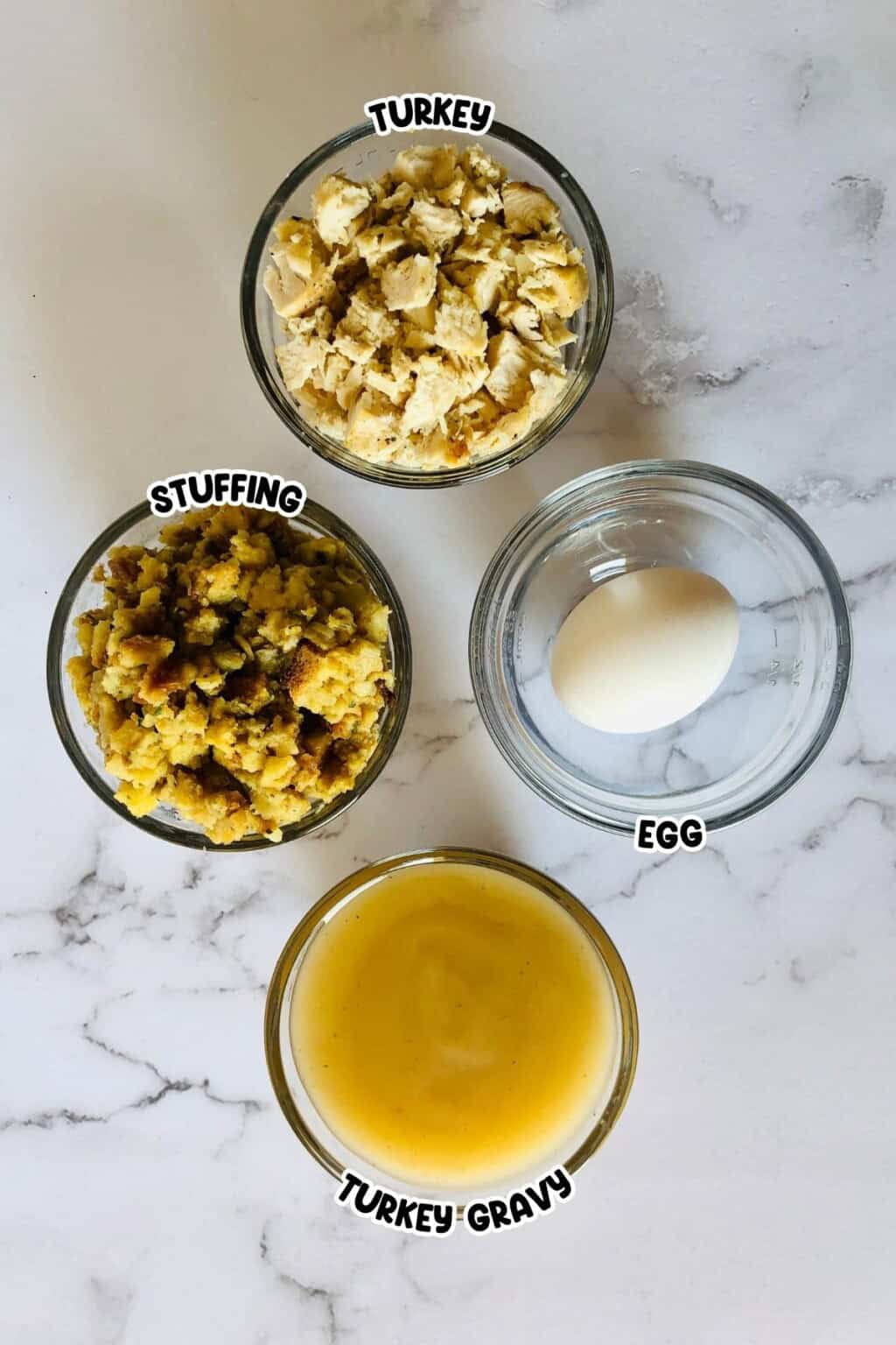 Muffin Tin Turkey & Stuffing Cups With Gravy! (Leftover Stuffing