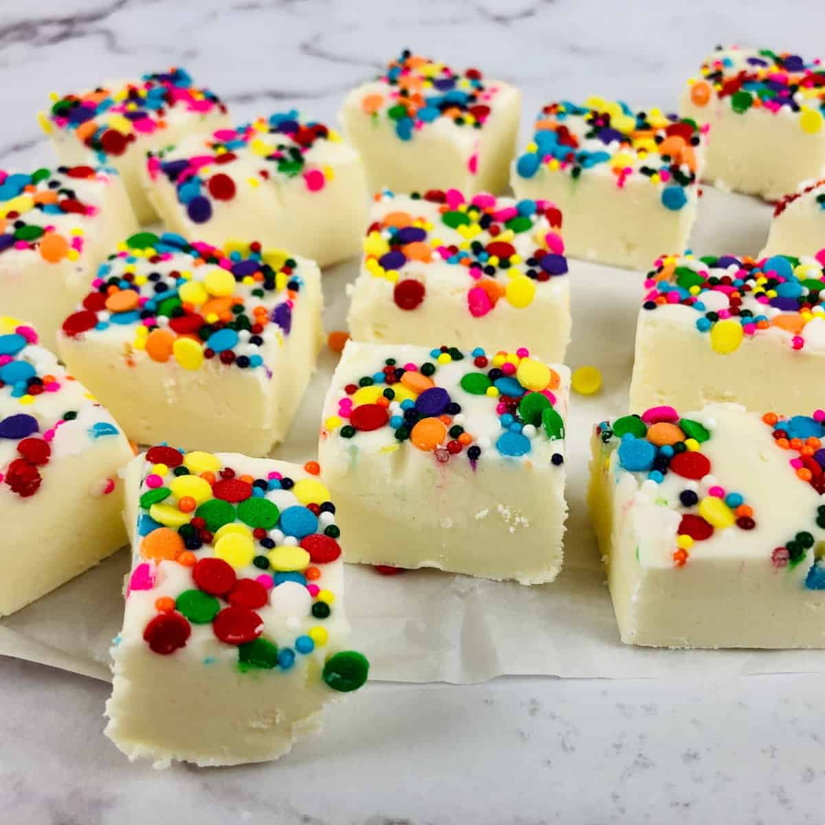 Easy Sugar Cookie Fudge With White Chocolate Chips - Kim Schob