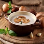 Small bowl of Wild Rice Mushroom Soup.