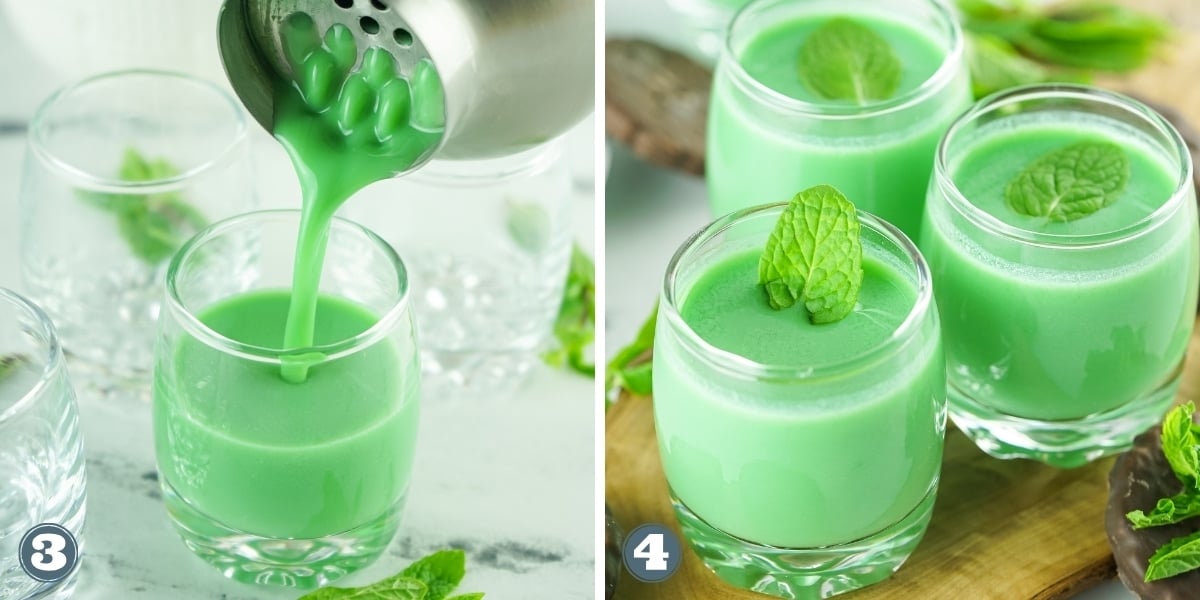 Collage of creating Dirty Girl Scout shots.