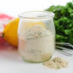 Glass jar of Cuban Spice Blend.