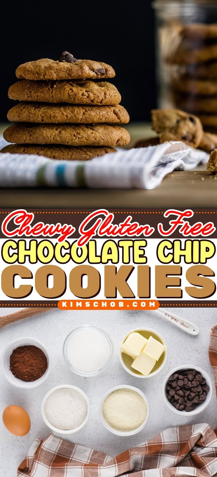 A pile of chocolate chip cookies sitting on a white cloth.