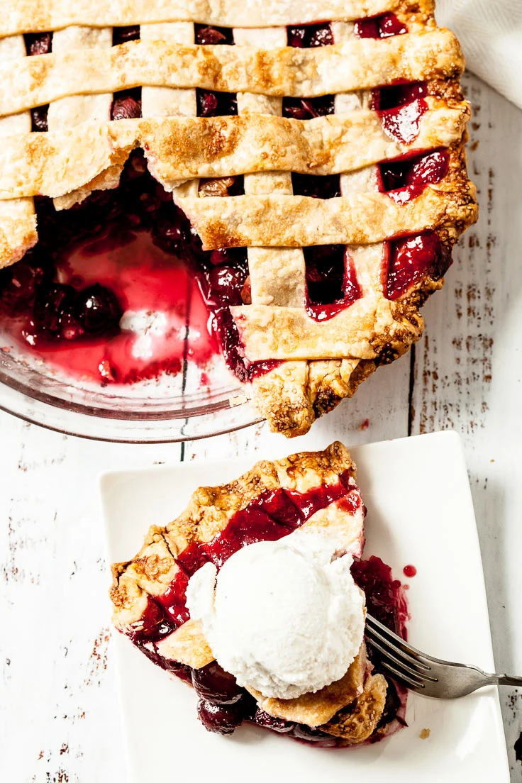 Sweet Cherry Pie Recipe.