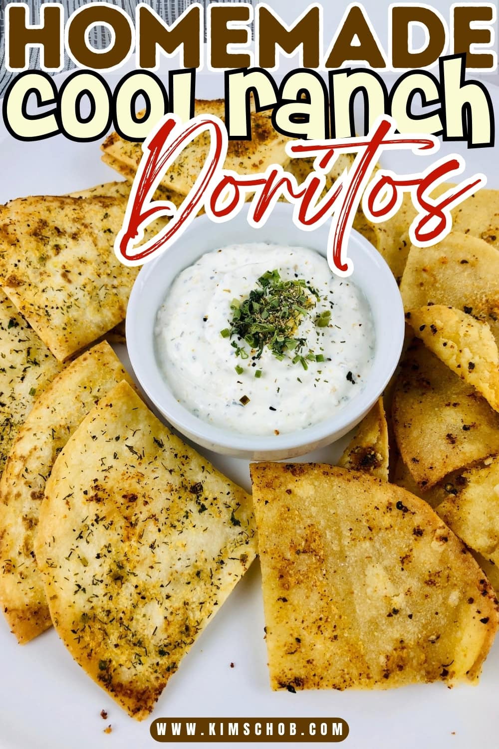 Seasoned corn tortillas with a small bowl of dip sauce on the center.
