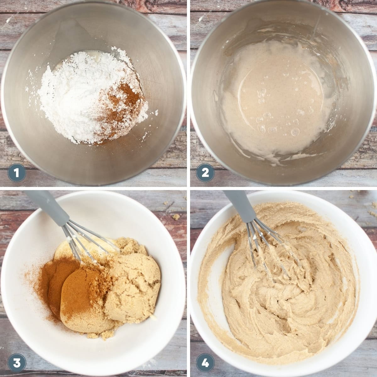 Collage of creating Cinnamon Pop Tarts.