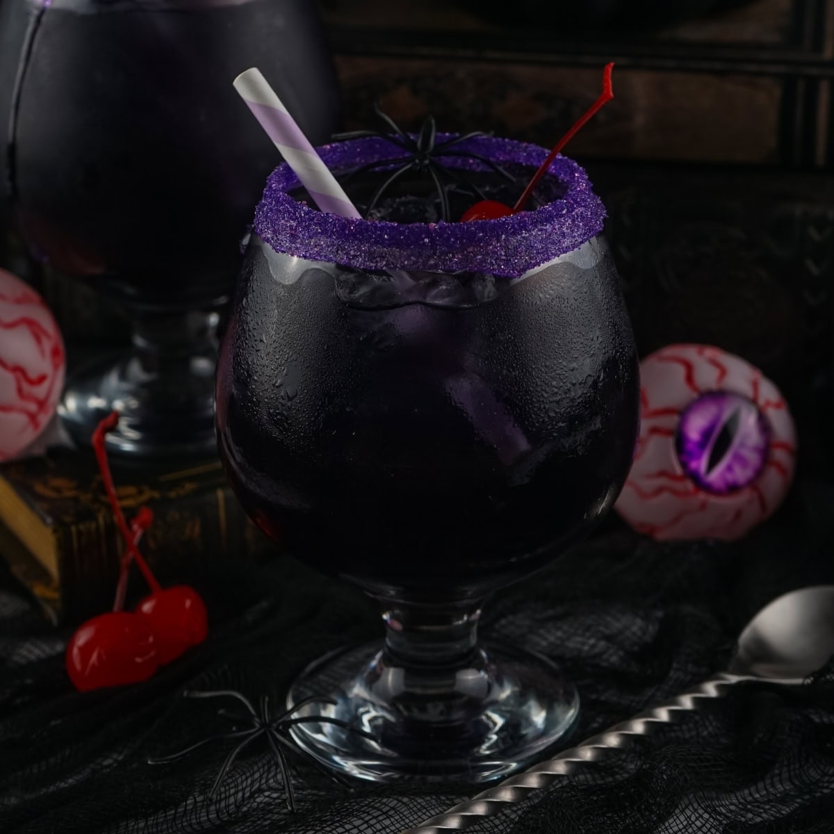 Purple People Eater Drink (Halloween Cocktail Recipe) - Kim Schob