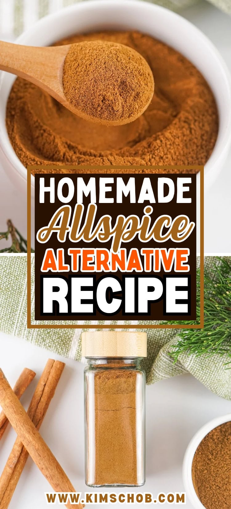 Spices and a jar.