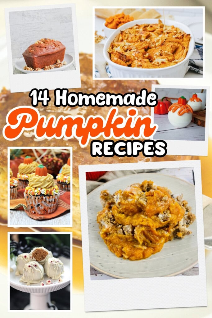 Pumpkin desserts.