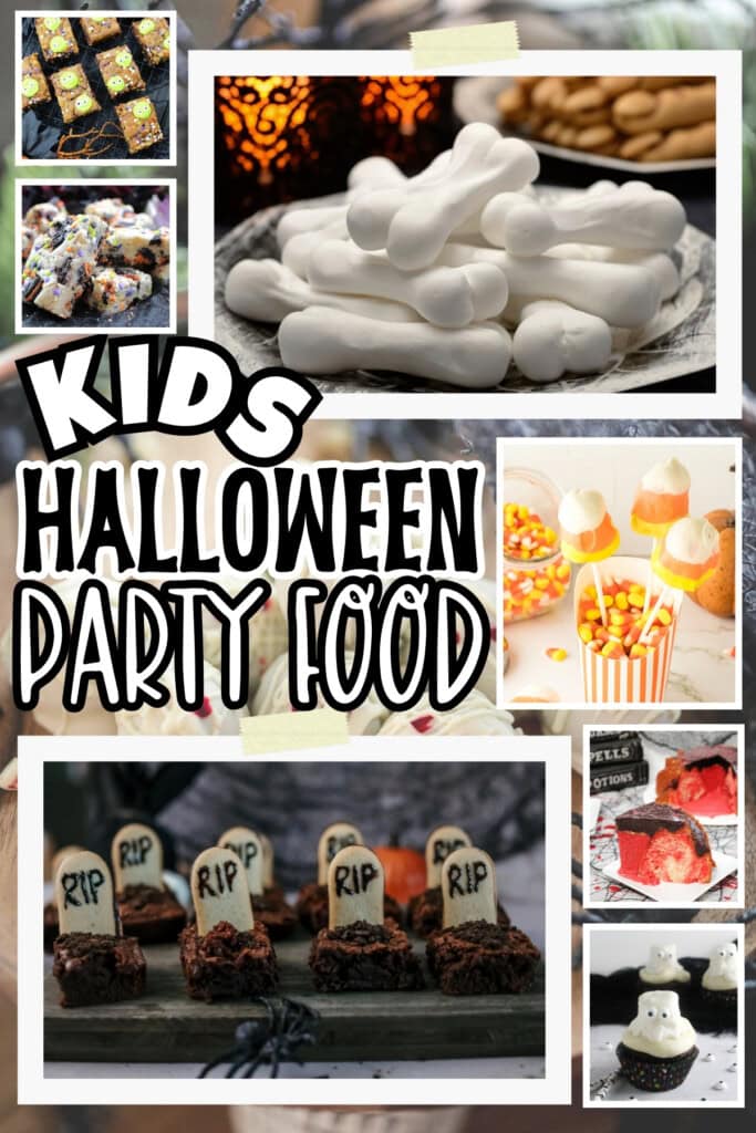 Fun and spooky Halloween treats for a kids’ party.
