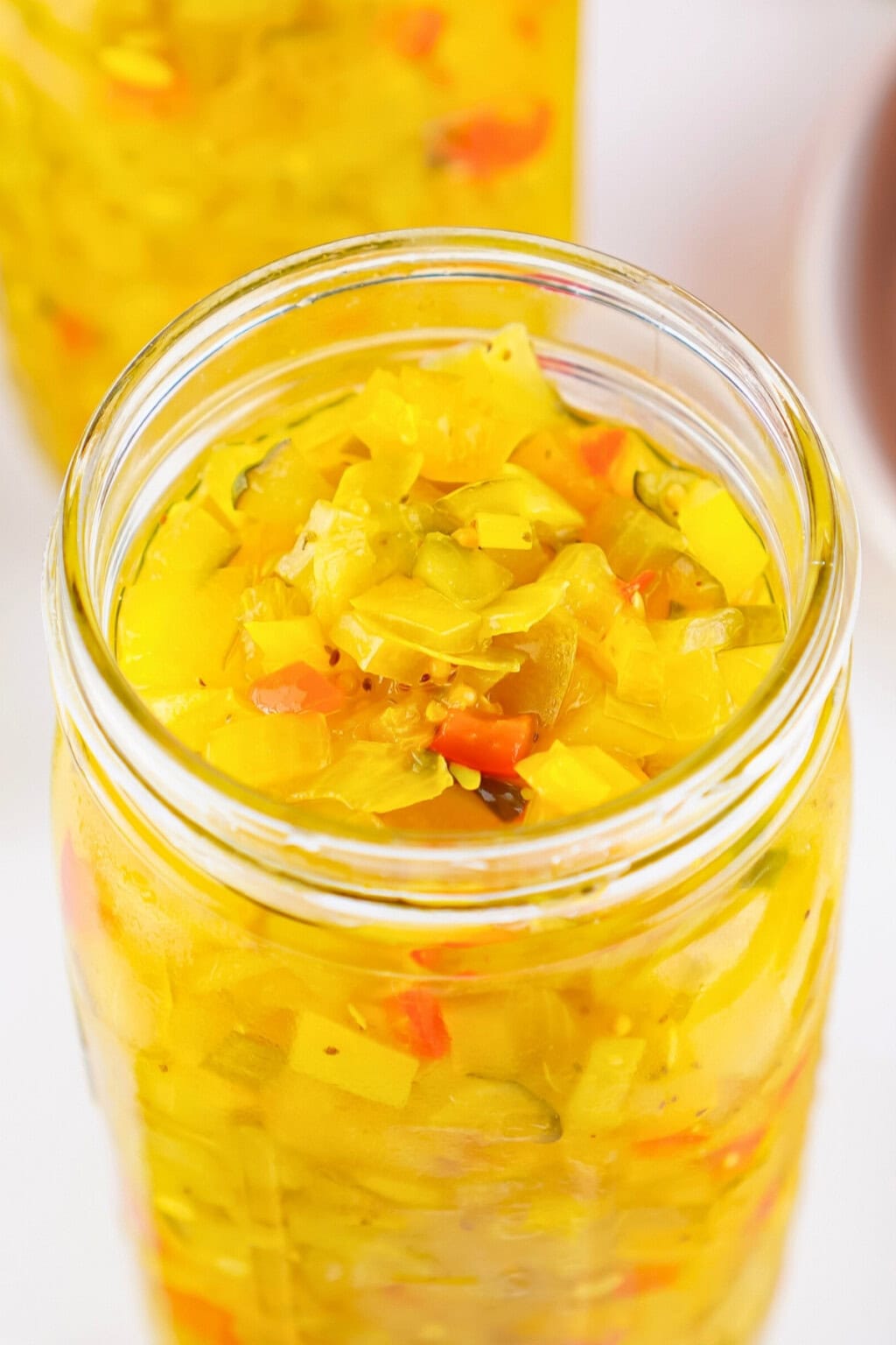 Homemade Sweet Relish (Easy Canning or Refrigerator Method) - Kim Schob