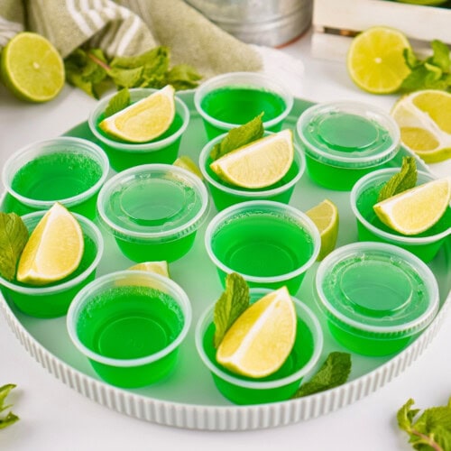 Moscow Mule Jello Shots with Ginger Beer - Kim Schob