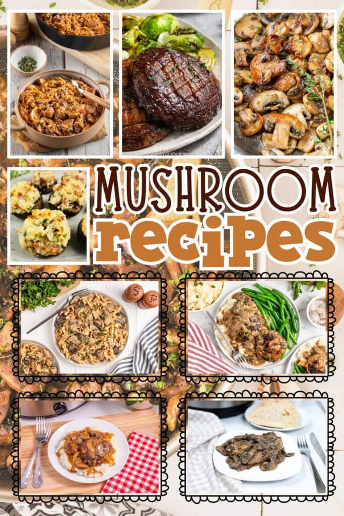 Various mushroom dishes.