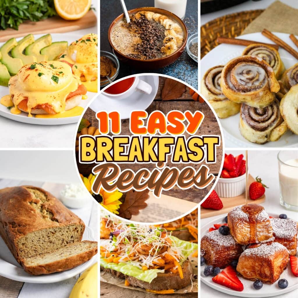 Breakfast dishes.