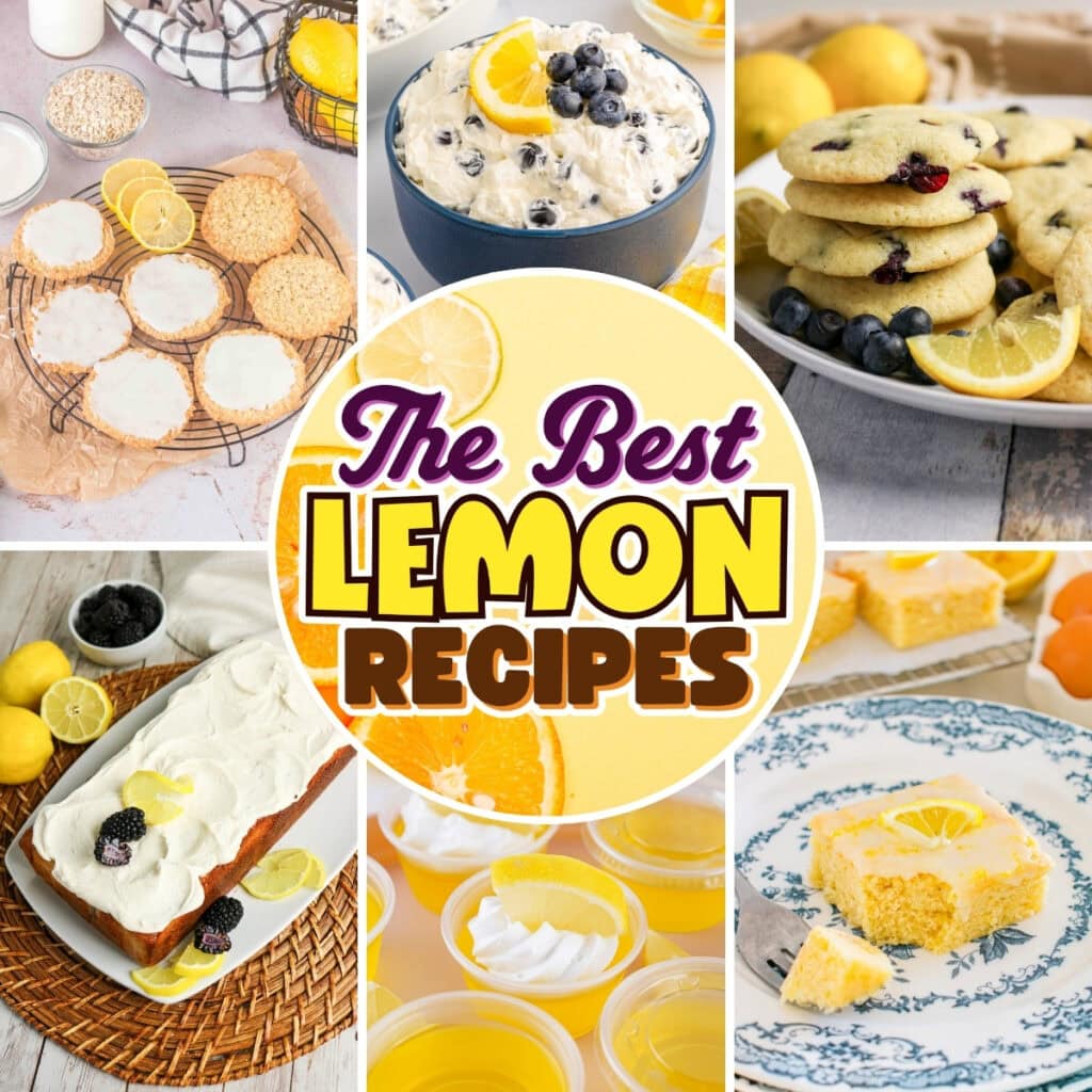 Lemon desserts.