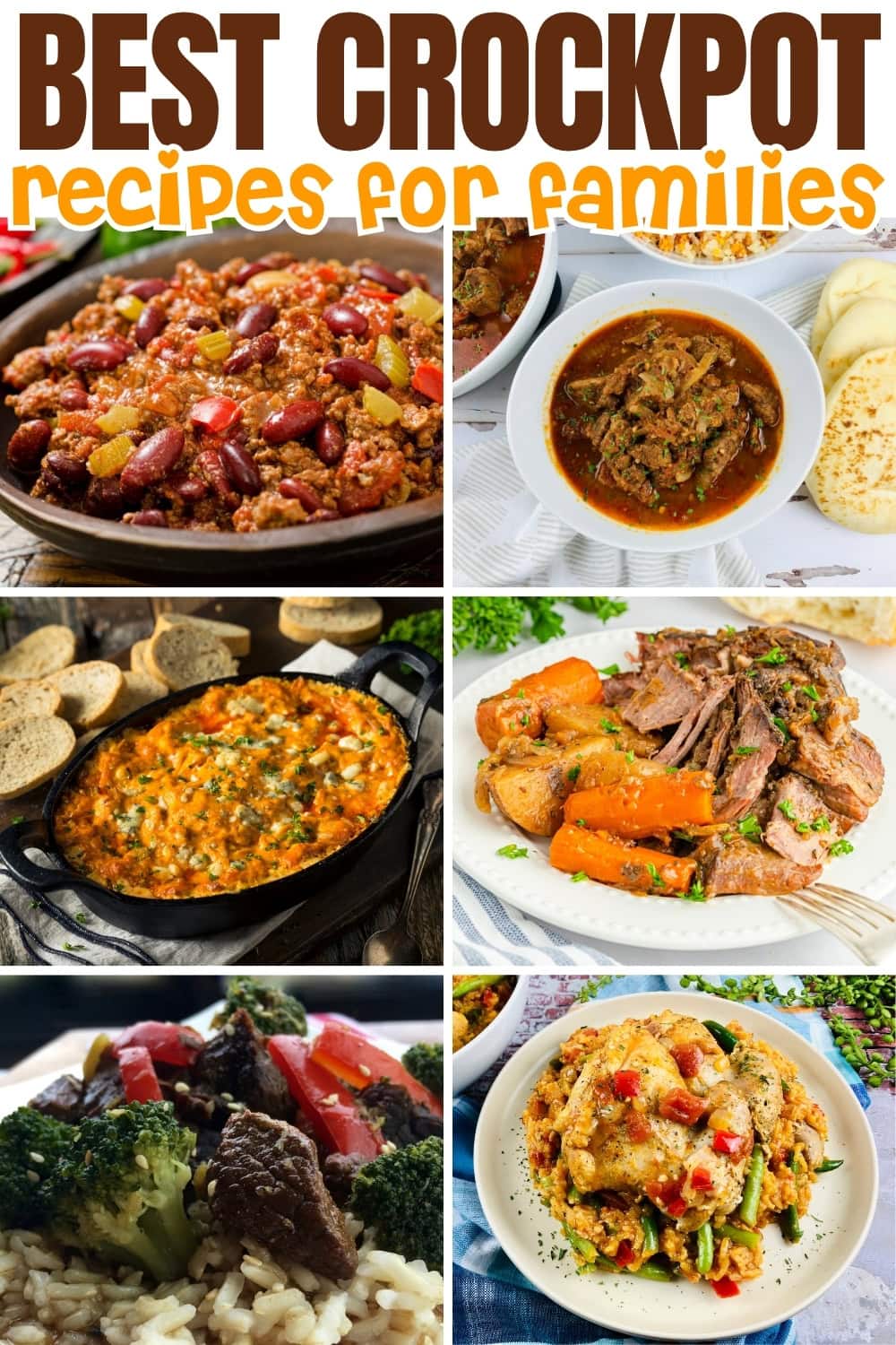 Hearty crockpot meals.