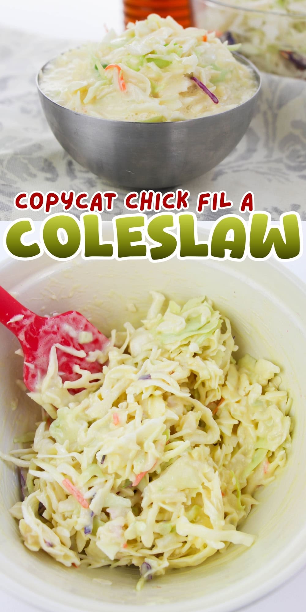 Copycat Chick-fil-A coleslaw recipe.