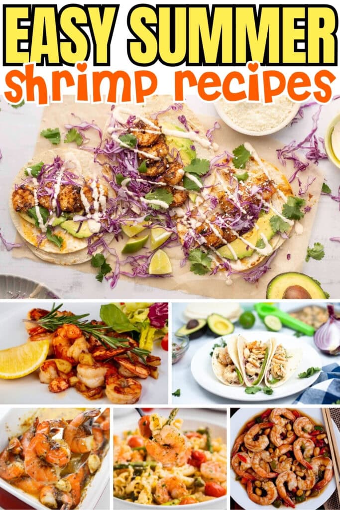 Shrimp dishes.