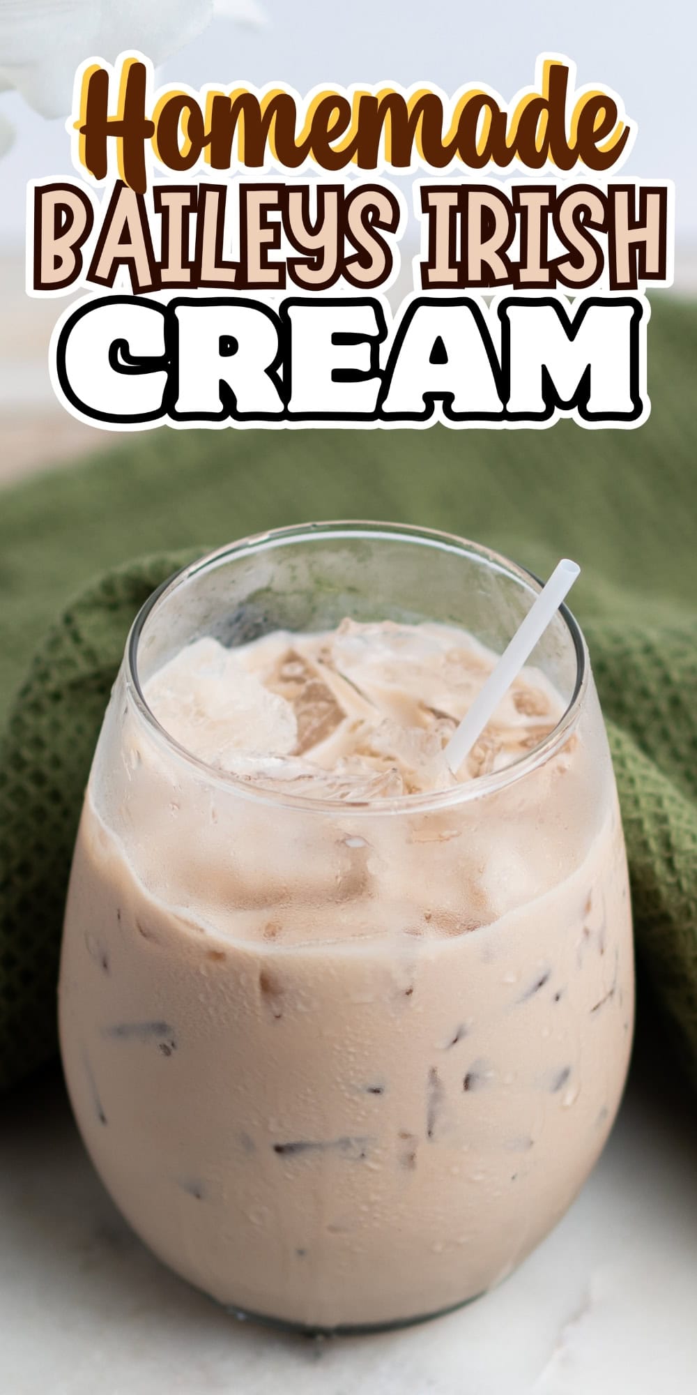 Homemade Baileys Irish Cream.