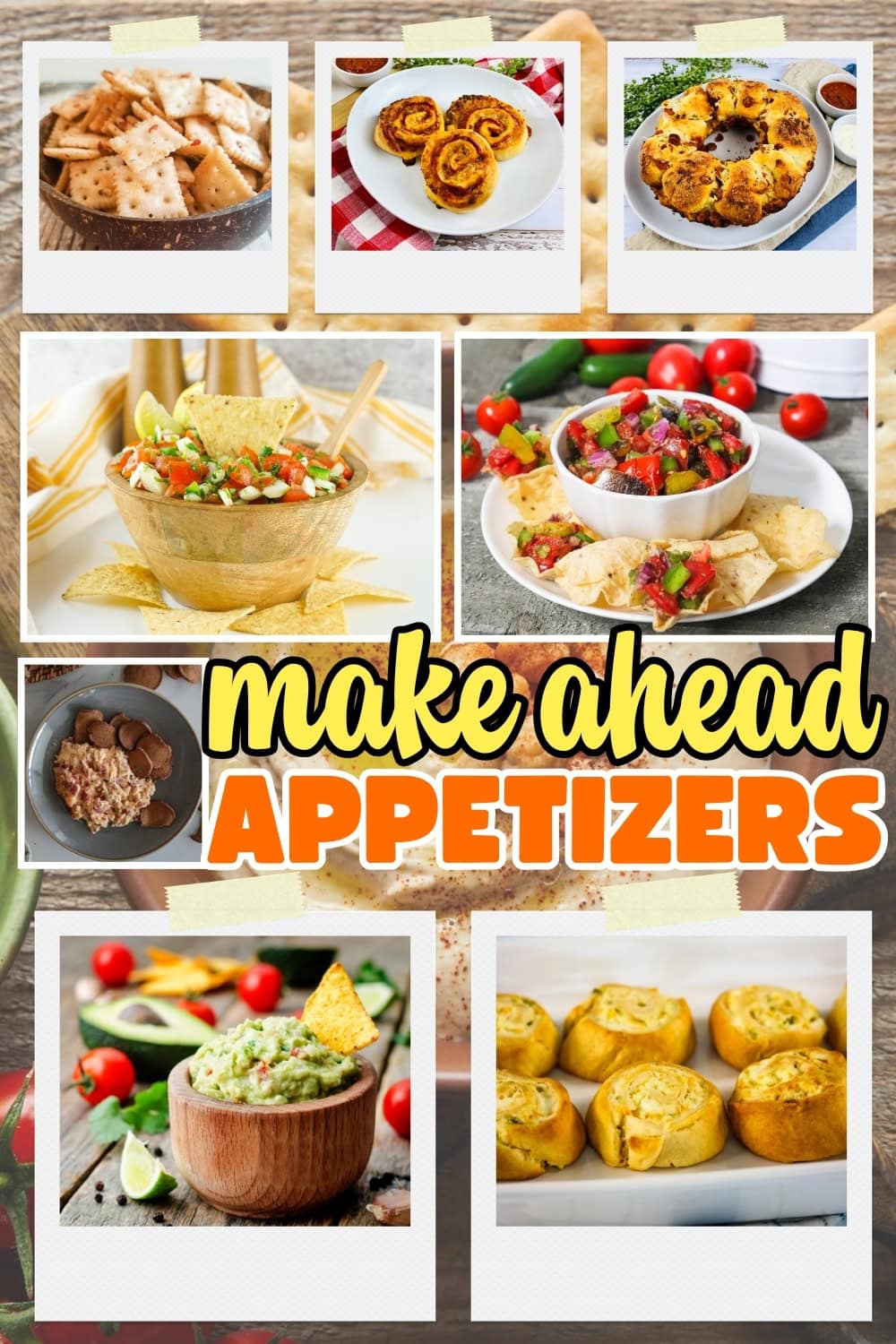 Various appetizers.