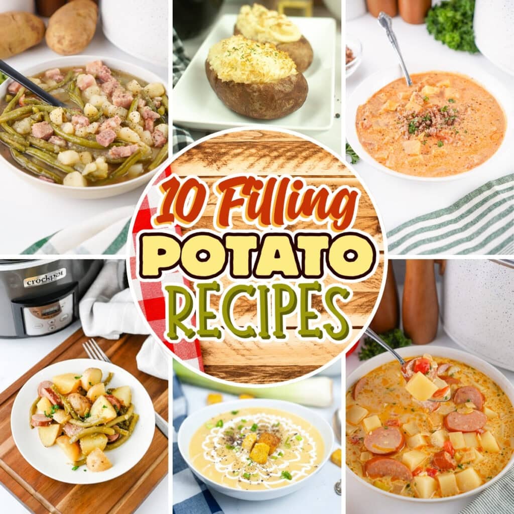 Six potato dishes.