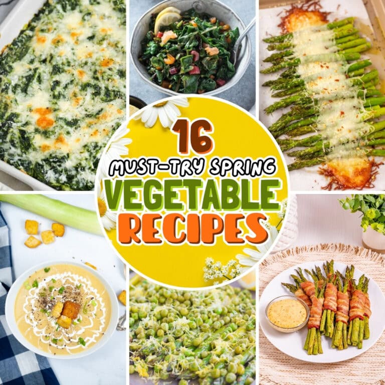 Must-try spring vegetable recipes.