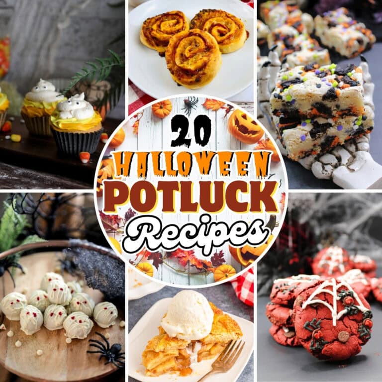 Halloween-themed desserts.