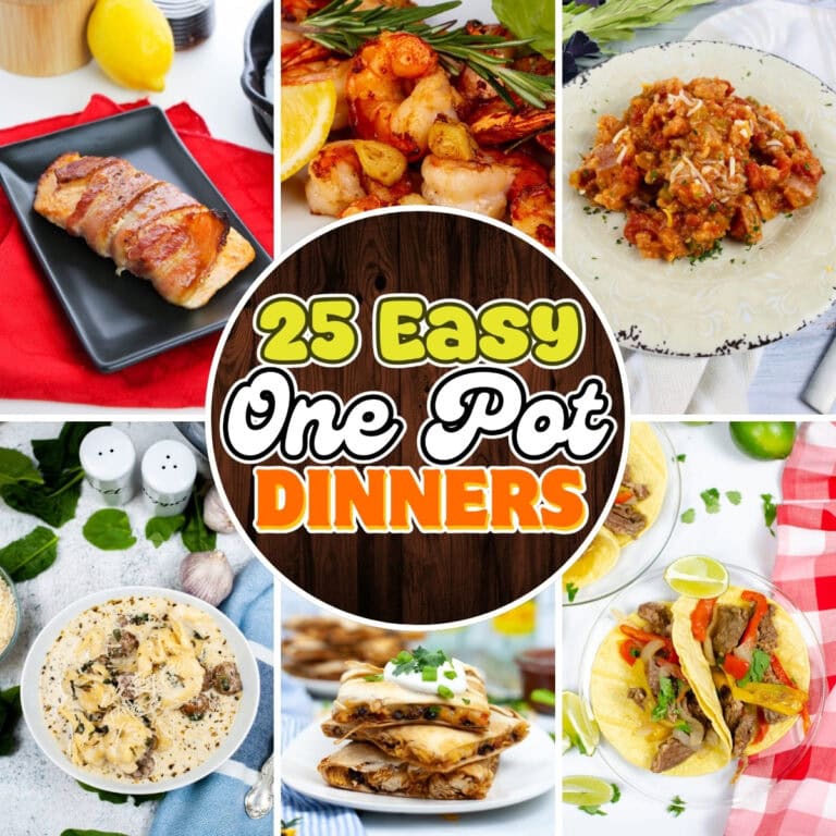 Six one-pot dinners.