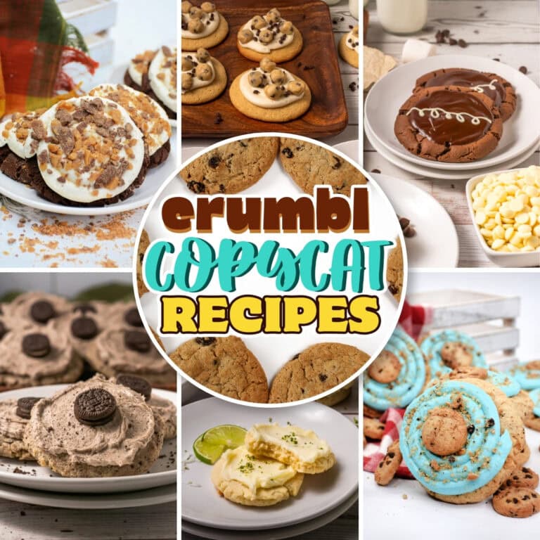 Assorted cookies.
