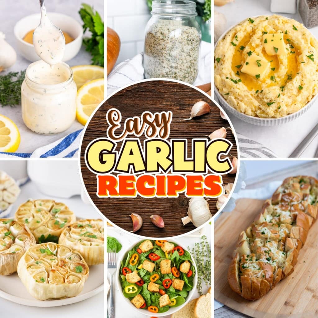 Garlic dishes.