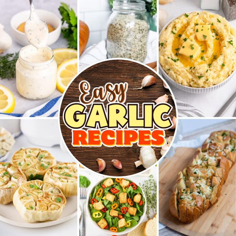 Garlic dishes.