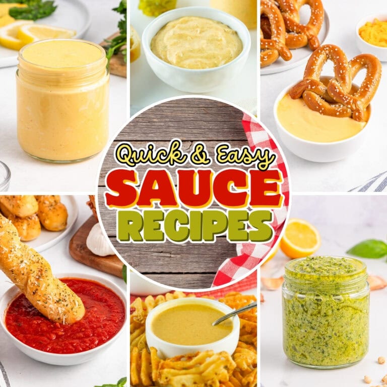 Six sauces.