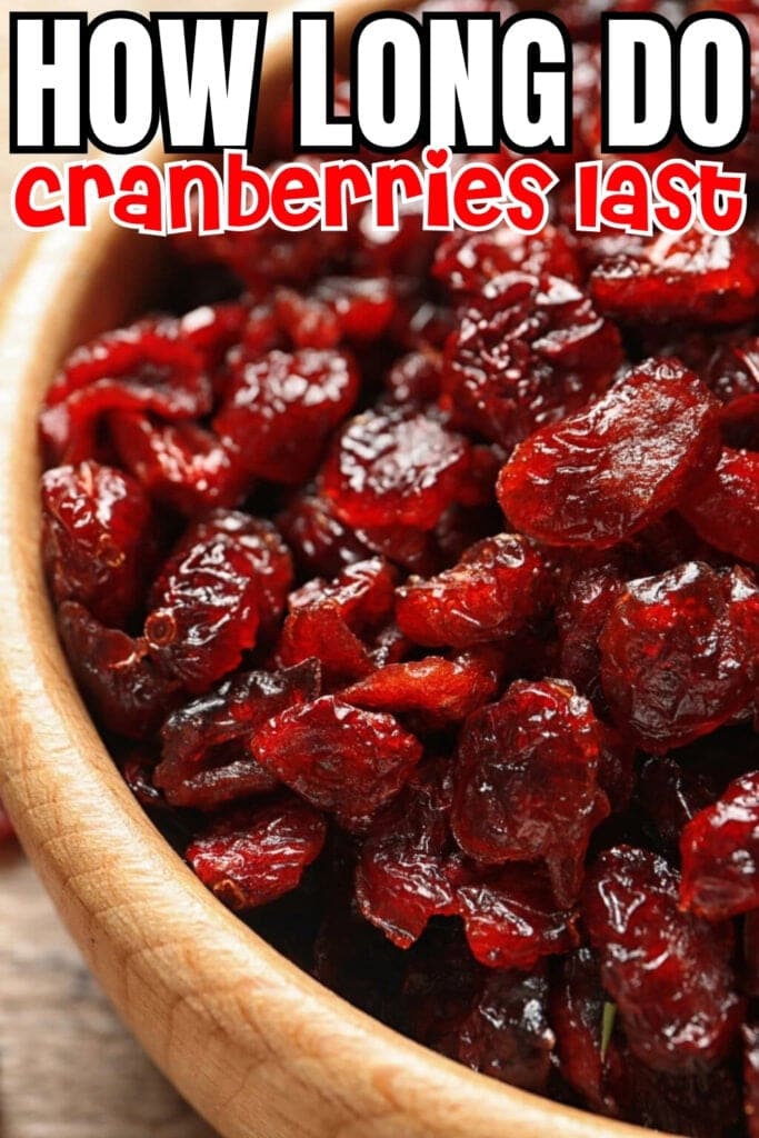 A bowl of dried cranberries.