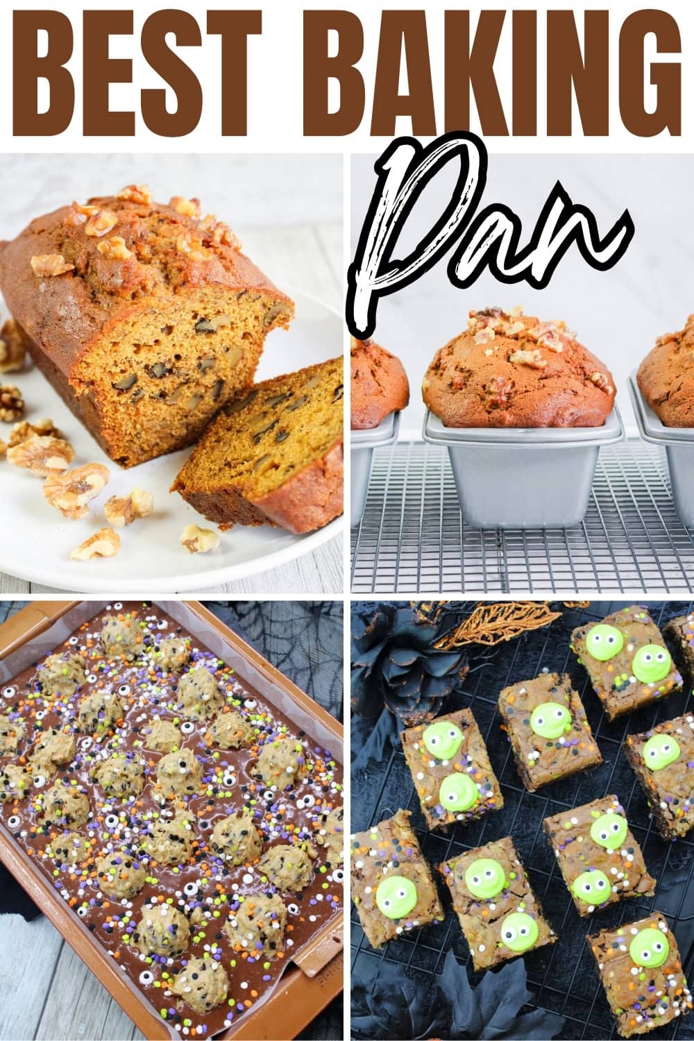 Try various pans for perfect loaves, muffins, or bars every time.
