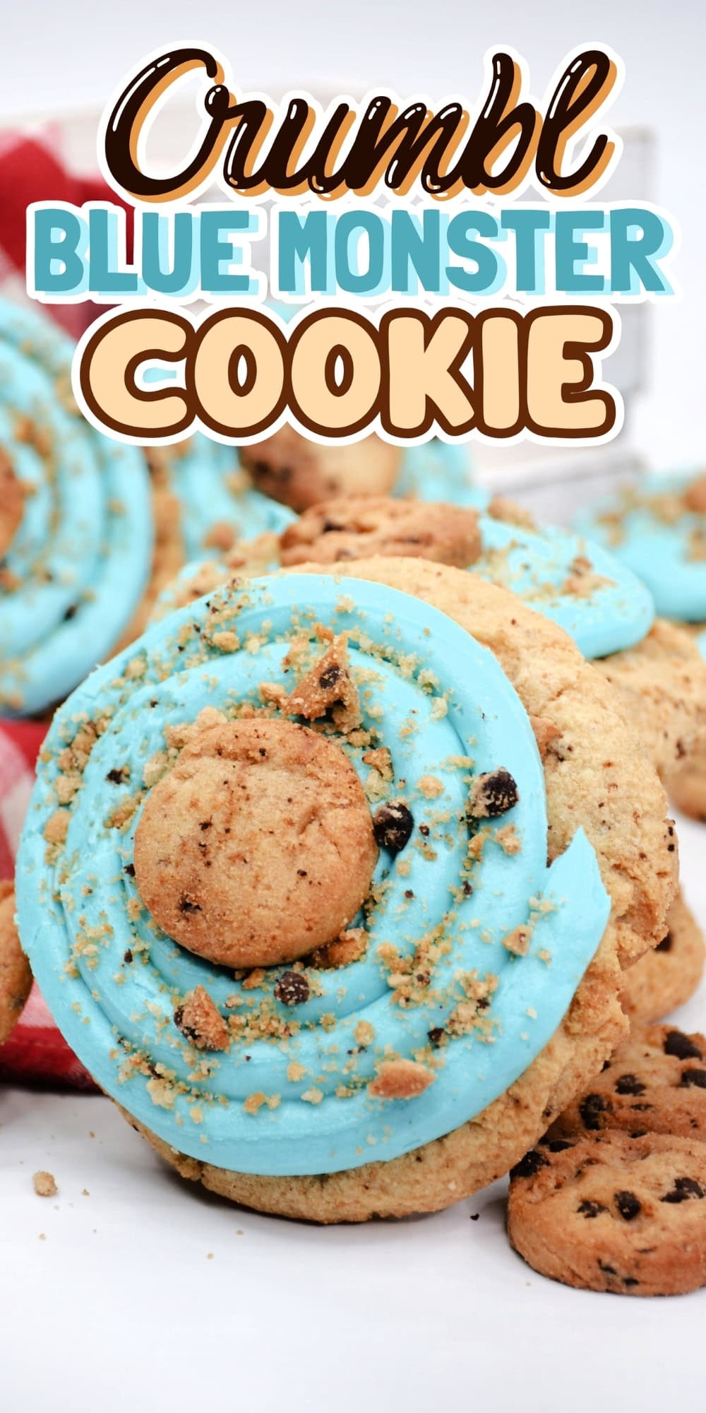 Crumbl Blue Monster Cookie.