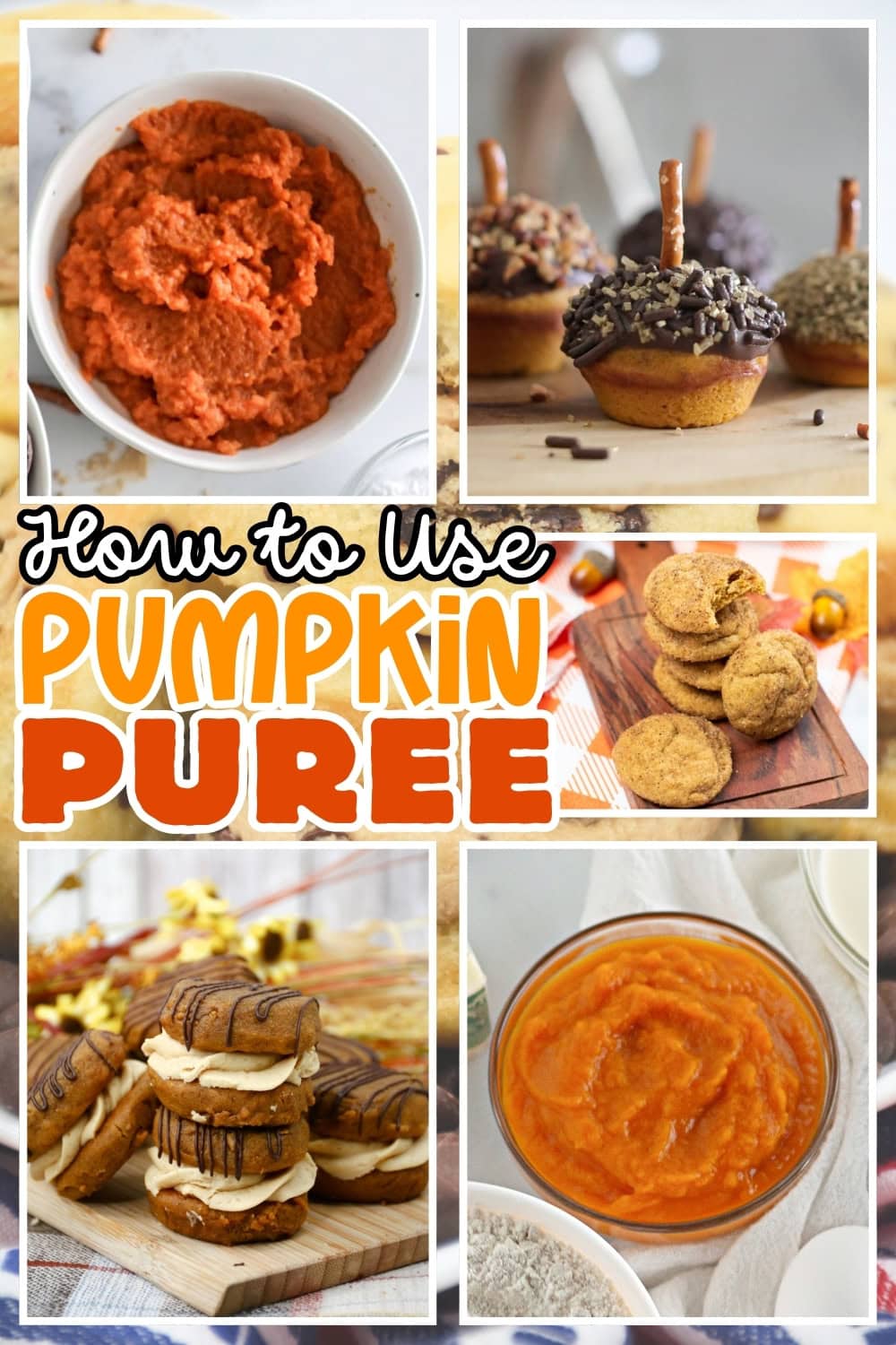 Pumpkin puree desserts.
