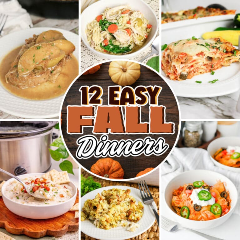Six fall dinner recipes.