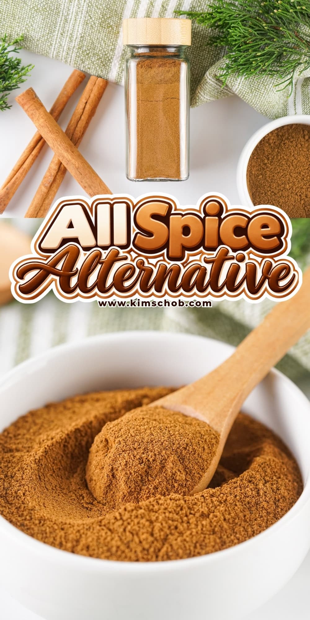 All Spice Alternative with ground spices and cinnamon.