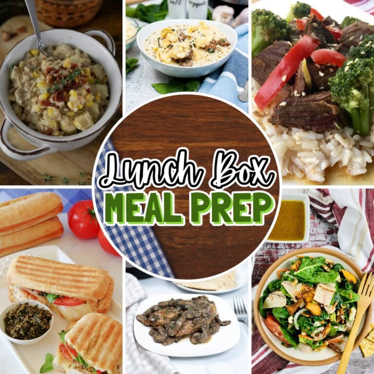 Six different meals.